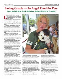 News - Saving Gracie An Angel Fund for Pets featured in Around Town Vacaville